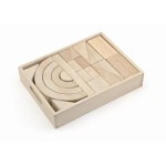 Blocks in Tray Wooden 42 pcs - Viga